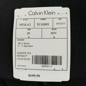 NEVER been tailored Calvin Klein Stretch Suit